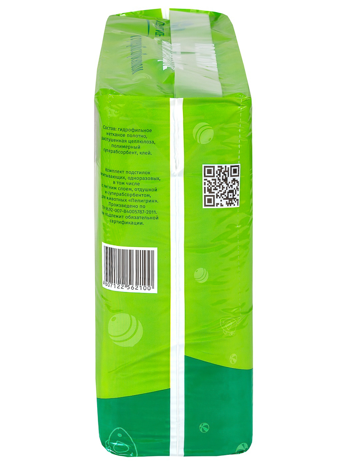 Доброзверики подстилки впитывающие для животных с суперабсорбентом 60х90 см, 30 шт. "Сухие лапки"