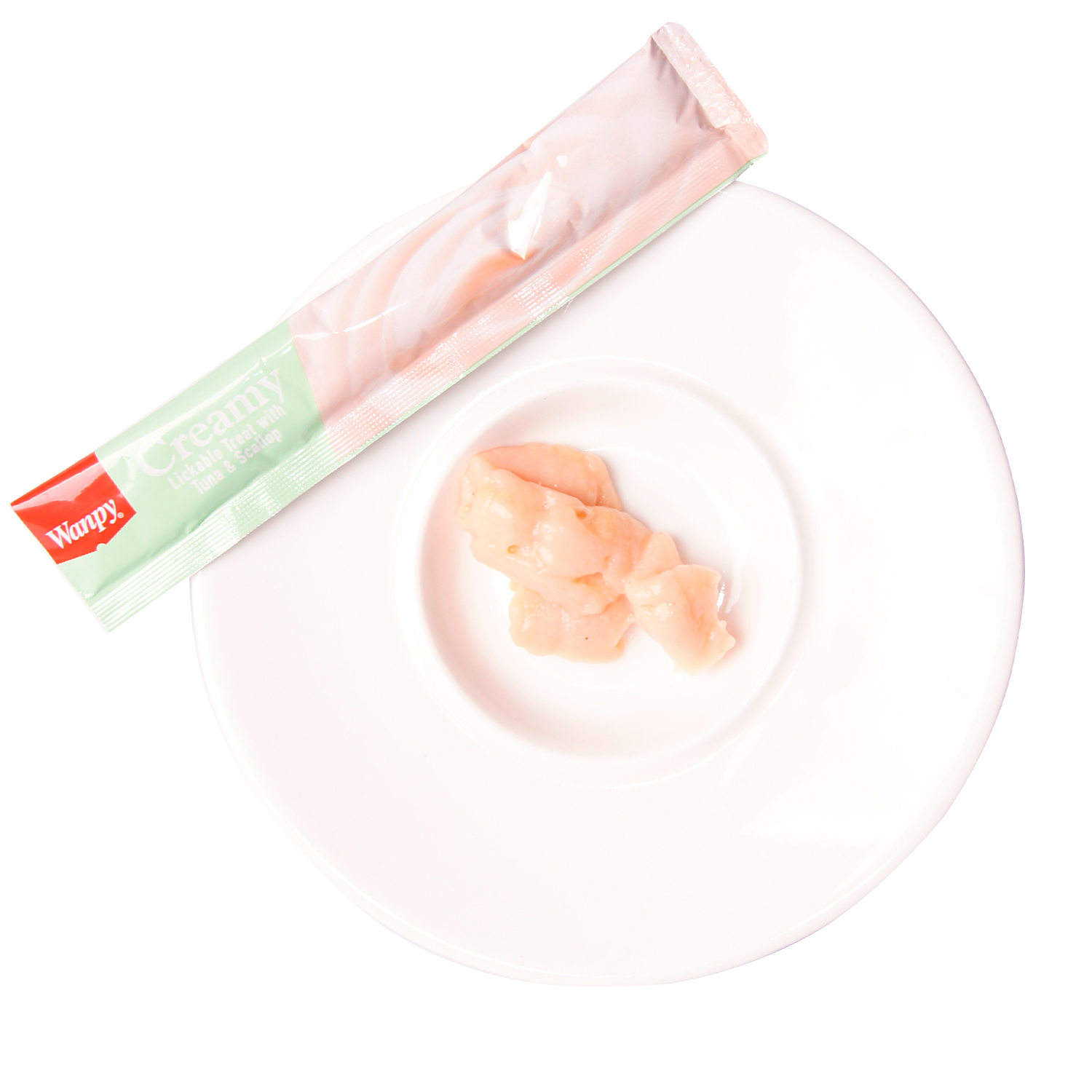 Wanpy Лакомство «нежное пюре» из тунца и гребешка, для кошек, 70 г